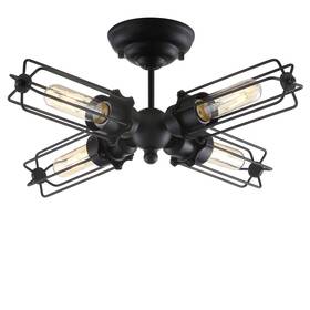 Jyl9510a Jonathan Y 819727027500 Chase 20 Metal Led Flush Mount Industrialrustictransitionalcontempora