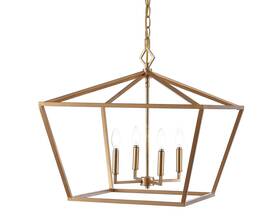 Jyl7520c Jonathan Y 840011411996 Gatsby 23 Inch 4-light Adjustable Iron Rustic Glam Led Pendan