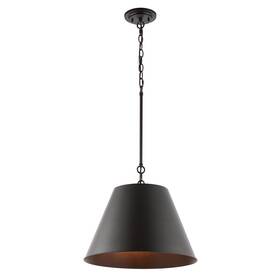 Jyl7587a Jonathan Y 840011428895 Henry 17.88 Inch 1-light Industrial Farmhouse Iron Led Pendant Coastal C