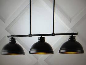 Jyl1117a Jonathan Y Asher 36 Inch 3-light Farmhouse Iron Led Pendant Oil Rubbed Bronze