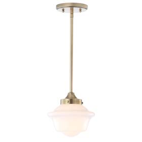 Jyl3516a Jonathan Y Kurtz 7.2 Inch Adjustable Drop Metal/glass Led Pendant Contemporary Tran
