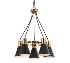 Jyl6135a Jonathan Y Markle 22 Inch 5-light Adjustable Metal Led Pendantcontempora