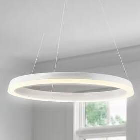 Jyl7200a Jonathan Y Baxter 23.5 Inch Integrated Led Metal Hoop Pendant