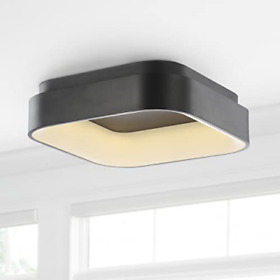 Jyl7207b Jonathan Y Rafael 17.7inch Integrated Led Metal Flush Mount Ceiling Light