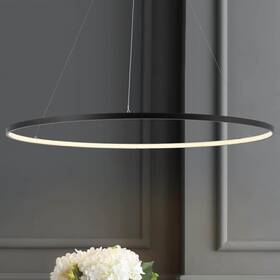 Jyl7220a Jonathan Y Pendant 34.88 Inch Adjustable Hanging Length Modern Metal Matte Black