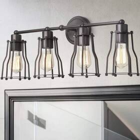 Jyl7422a Jonathan Y Florence 29.5 Inch 4-light Metal Oil Rubbed Bronze Vanity Light Ob