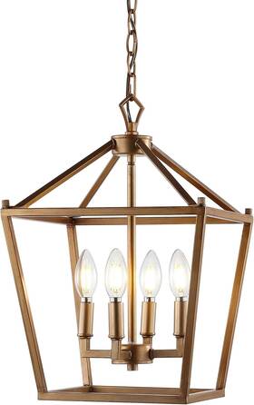 Jyl7436b Jonathan Y Pagoda Lantern Dimmable Adjustable Metal 12 Antique Gold