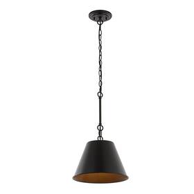 Jyl7586a Jonathan Y Harper 12 Inch 1-light Industrial Iron Led Pendant Oil Rubbed Bronze