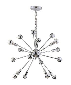Jyl9017a Jonathan Y Glenn 22.5 Inch 8-light Chrome Metal Sputnik-style Chandelier