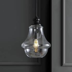 Jyl9046b Jonathan Y Adam 12 Inch 1-light Oil Rubbed Bronze Adjustable Metal/glass Led Pendant