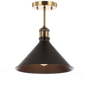 Jonathan Y Jyl9511a Nick 11 Metal Led Semi-flush Mount 2700k Farmhouse Transi