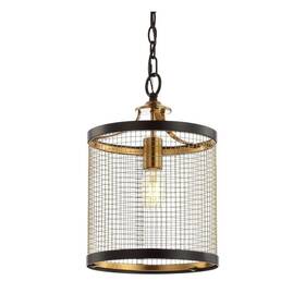 Jyl9530a Jonathan Y Elena 10 Inch Modern/farmhouse-gold Lantern Metal Led Pendant