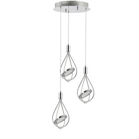 Jyl7033a Jonathan Y Lighting Jyl7033 Orion 3 Light 12 Inch W Led Multi - Chrome