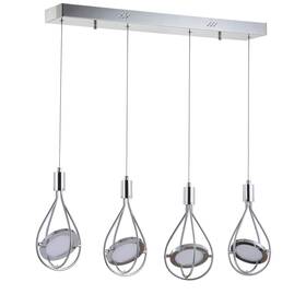 Jyl7034a Jonathan Y Lighting Jyl7034 Orion 4 Light 29 Inch W Led Linear Pendant - Chrome