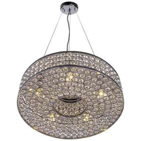 Joshua Marshal Home Collection 706090579159 5 Light Round Pendant With Clear