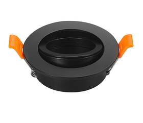 Ydg-20001885 Joyinled Pack Of 2 Black Led Downlights Frame Round Fixture Holders Adjustable Cutout