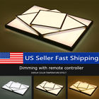 Jqi842539 Unbranded Modern Square Stack Lamp Led Ceiling Lights Dimmable Chandeliers