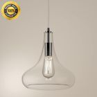 Ju92625 Light Us Pendant Glass Shade Vintage Polished Chrome 7437038692625