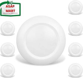 Dl6in5kwh8p Jullison 8 Packs 6 Inch Led Low Profile Recessed And Surface Mount Disk Light Round 15w