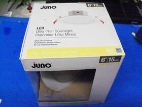 Jkwt6rd08lm30k90w4 Juno 258nk3 Inch Led Ultra-thin Downlight 6 /15cm 75w Incandescent