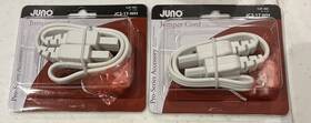 Jc3-17-wh Juno 2 Pack Lighting Jumper Cords White #jc3-17-wh