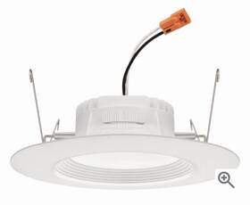 Rb56sww5cp6mwm2 Juno Lighting Retrobasics 5/6 Led Switchable Cct Baffle Recessed Trim Qty 6
