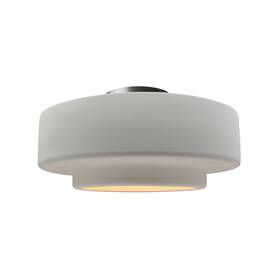 Cer-6363-bis-nckl Justice Design Group Cer-6363-bis Radiance 15 Inch W Semi-flush - Nickel