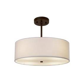 Fab-9591-whte-dbrz Justice Design Group - Pendants Indoor Lighting