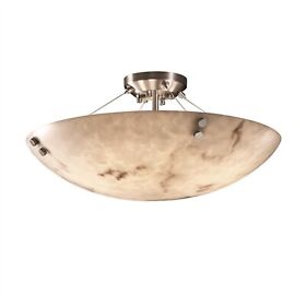 Fal-9651-35-nckl-f1 Justice Design Group Fal-9651-35-f1 Lumen Aria 3 Light 18inch.w Nickel