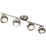 8879139 K 83383 Elan Sevier Light Brushed Nickel Led Rail Ceiling 887913833839