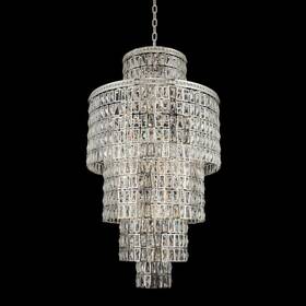 033252-014-fr001 Kalco Kasturi 32 Art Deco Crystal Pendant Light-luxurious Elegance
