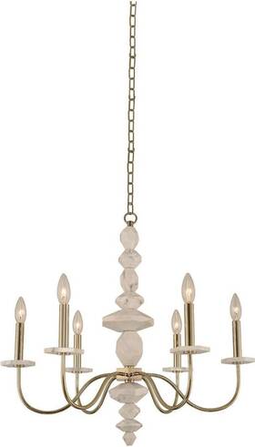 304850cg Kalco Elevate Lighting With Carrara Marble Gold Chandelier