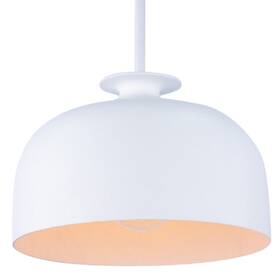 520256mw Kalco 520256 Gabardine 18 Inch W Pendant - White