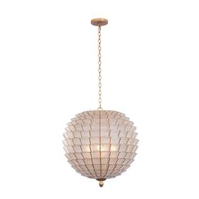 Style-22 Kalco Lighting 515155ol Used Samal - 4 Light Pendant In Art Deco Inches
