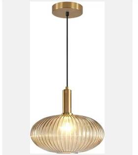 L1143-w Kco Lighting 1-light Large Milk Glass Pendant Light Fixture Vintage White Rib