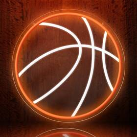 Baskb-2 Kenfari Basketball Neon Sign 12.6 Inch Led Light For Wall Decor