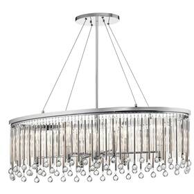 43725ch Kichler - Piper 6 Light Dimmable Chandelier / Pendant Chrome
