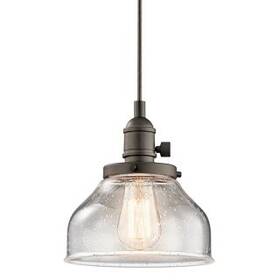 3743699 Kichler 43850 43850oz Olde Bronze Avery 1 Light Pendant Ob