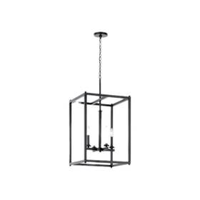 43998bk Kichler Crosby Pendant 4 Lightt 240 Total Watts Black