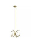 52119bnb Kichler Cassadee Contemporary Pendant Light In Brushed Natural Brass