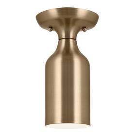52598cpz Kichler Sisu Semi Flush 1-light 9 In Champagne Bronze