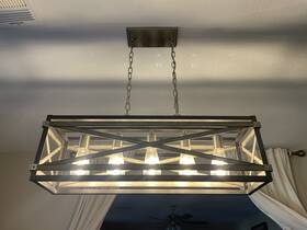 Kichler 737995822675 Stetton 5-light Distressed Gray Farmhouse Dry Rated Chandelier