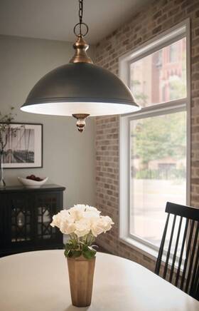 Kichler 737995822866 82286 3 Light Hanging Pendant Steel Matte Black 36 Inch Chain