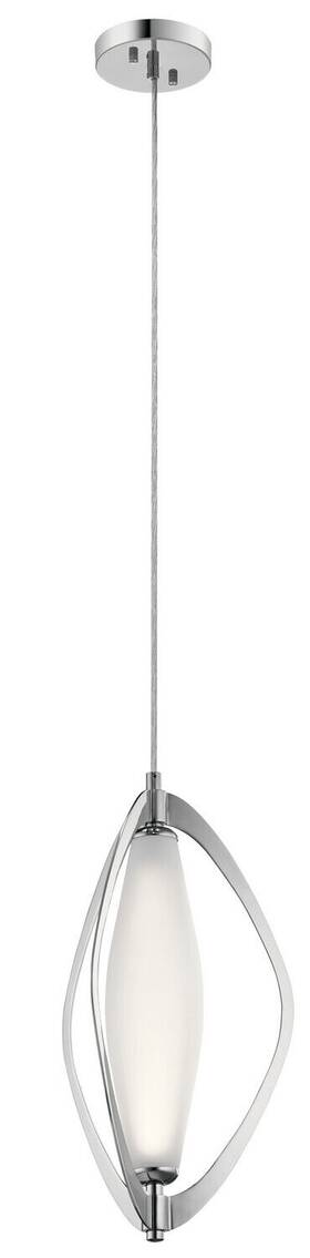 83872mbk Kichler 83872 Kivik 9w Led Single Pendant - Chrome