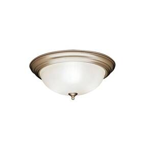 8655ni Kichler - 3 Light Flush Mount Brushed Nickel Fixture