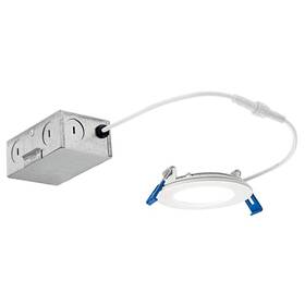 Dlsl03r2790wht Kichler Direct To Ceiling Slim 3 Inch Downlight 2700k White/etched -