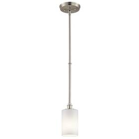 23511293 Kichler Lighting Joelson 1-light Brushed Nickel Mini Pendant