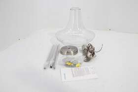 42328nics Kichler Lighting Everly 11.25 Inches 1 Light Trumpet Pendant Clear Seeded Glass
