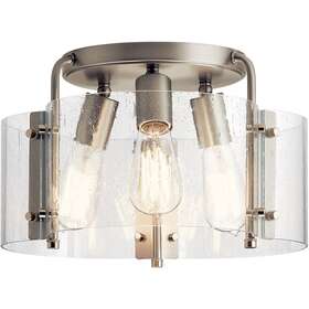 42954ni Kichler Lighting Thoreau Semi-flush Mount Brushed Nickel