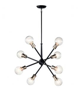 43118bk Kichler Lighting Armstrong - 8 Light Large Chandelier With